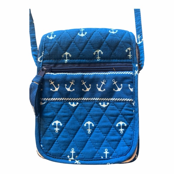 Darice Handbags - Charming Nautical Anchor Quilted Crossbody Bag by Darice